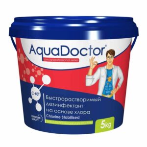 Aquadoctor хлор-шок C-60T 5 кг в таблетках